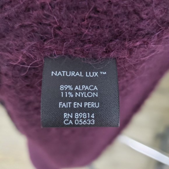 Stella Carakasi Purple Alpaca Knit Dress Size M - Picture 10 of 10